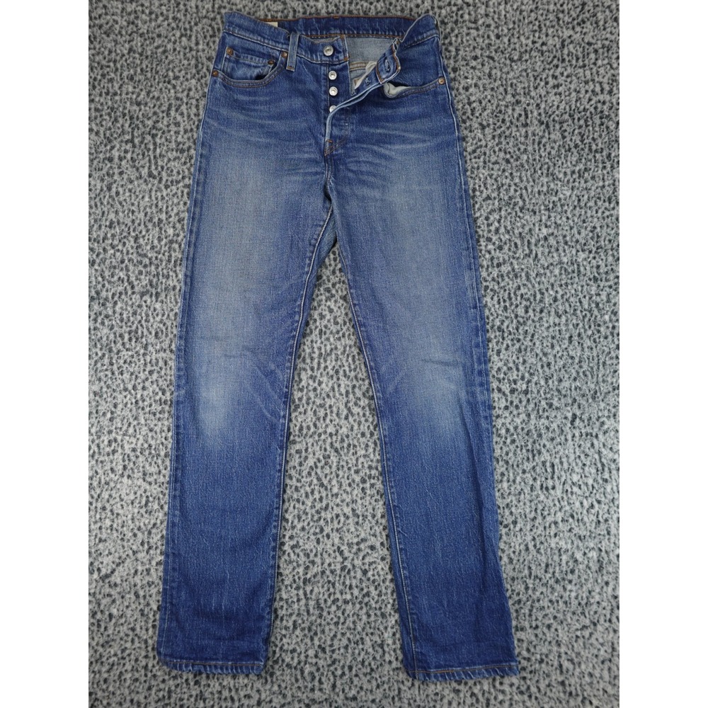 Levis 501 Original Jeans Womens 27x30 Blue Straight Leg Button Fly USA